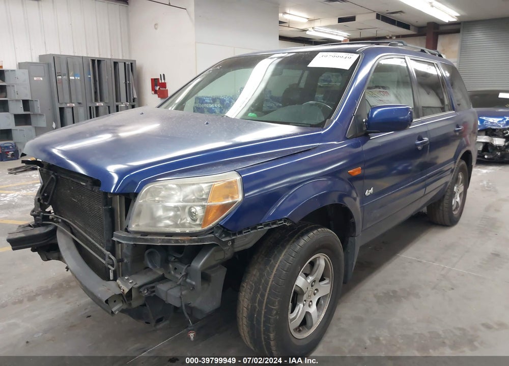 2007 HONDA PILOT EX-L VIN: 5FNYF18697B010943