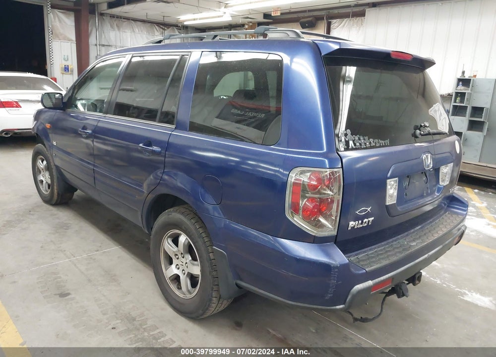 2007 HONDA PILOT EX-L VIN: 5FNYF18697B010943