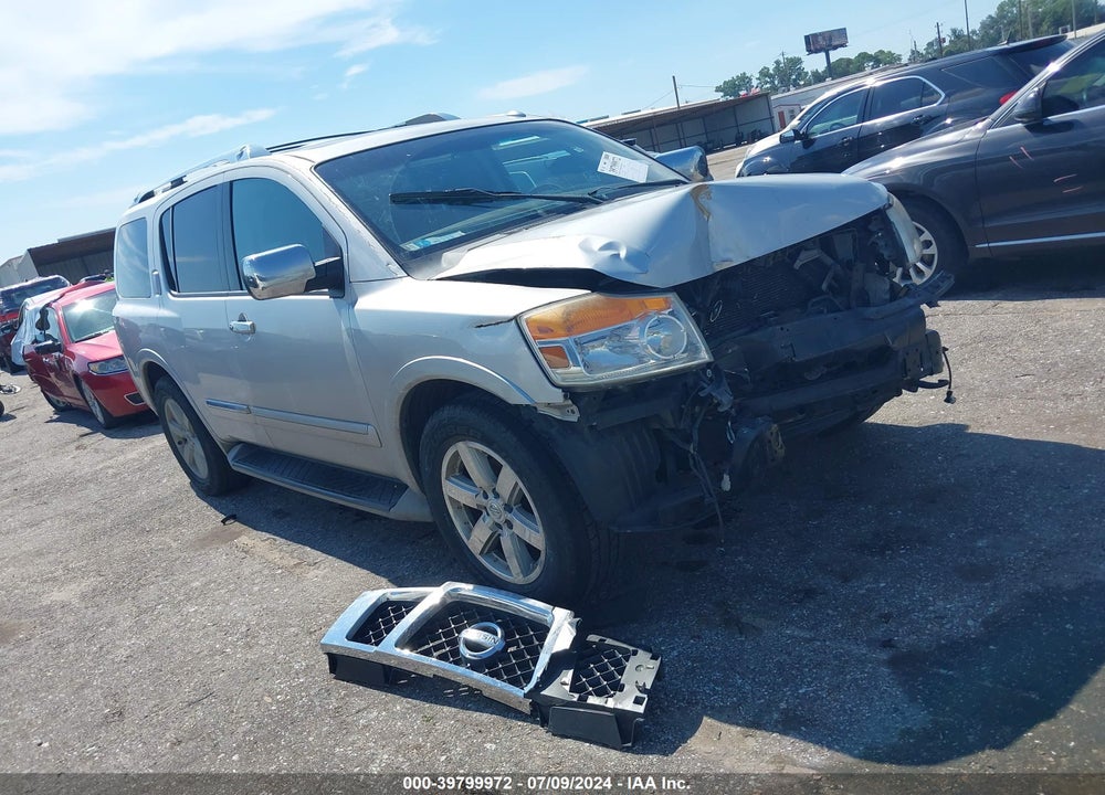 2011 NISSAN ARMADA PLATINUM VIN: 5N1BA0ND7BN600243