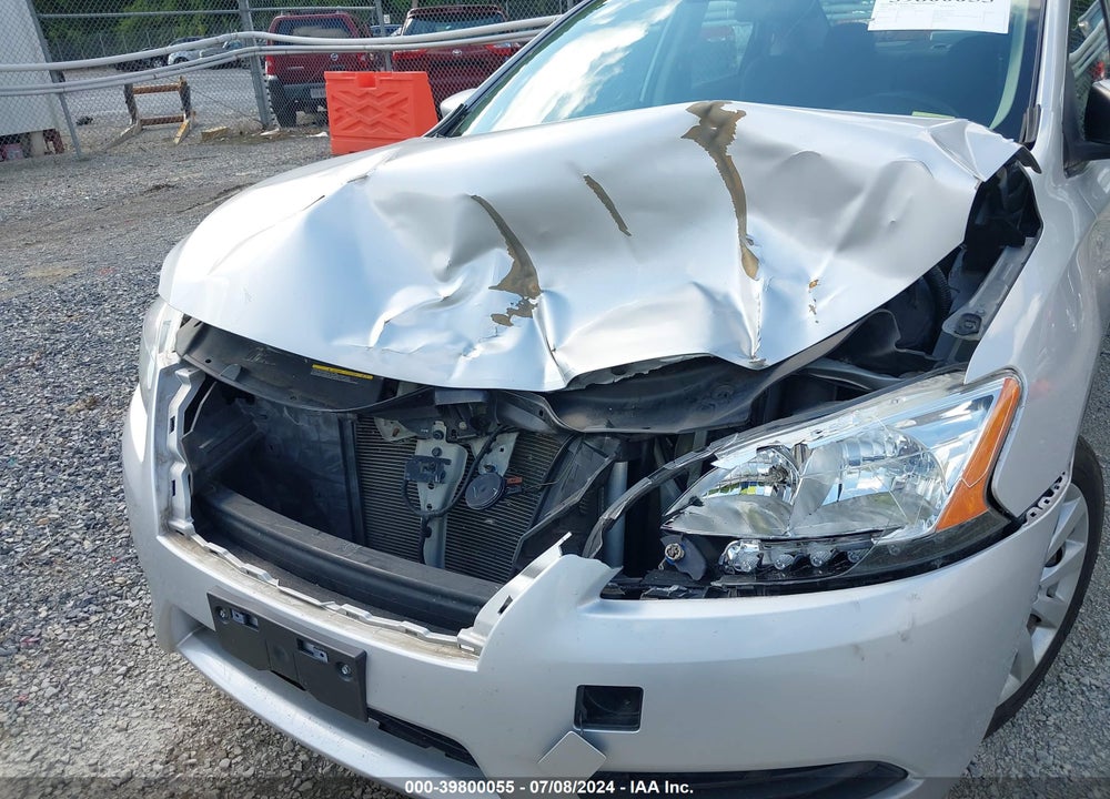 2013 NISSAN SENTRA S VIN: 3N1AB7AP0DL735544
