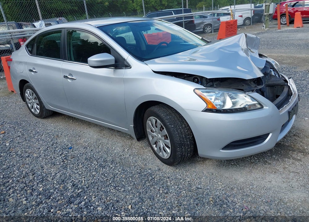 2013 NISSAN SENTRA S VIN: 3N1AB7AP0DL735544