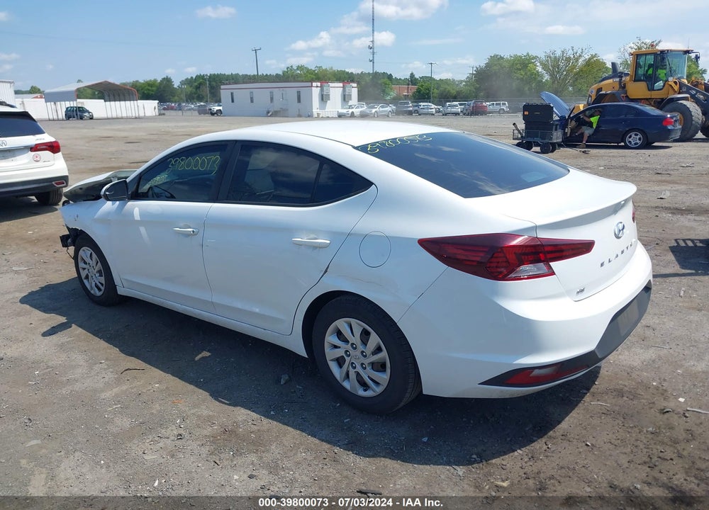 2019 HYUNDAI ELANTRA SE VIN: 5NPD74LF9KH487287