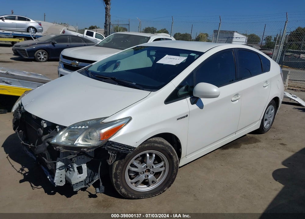 2011 TOYOTA PRIUS THREE VIN: JTDKN3DUXB5325950