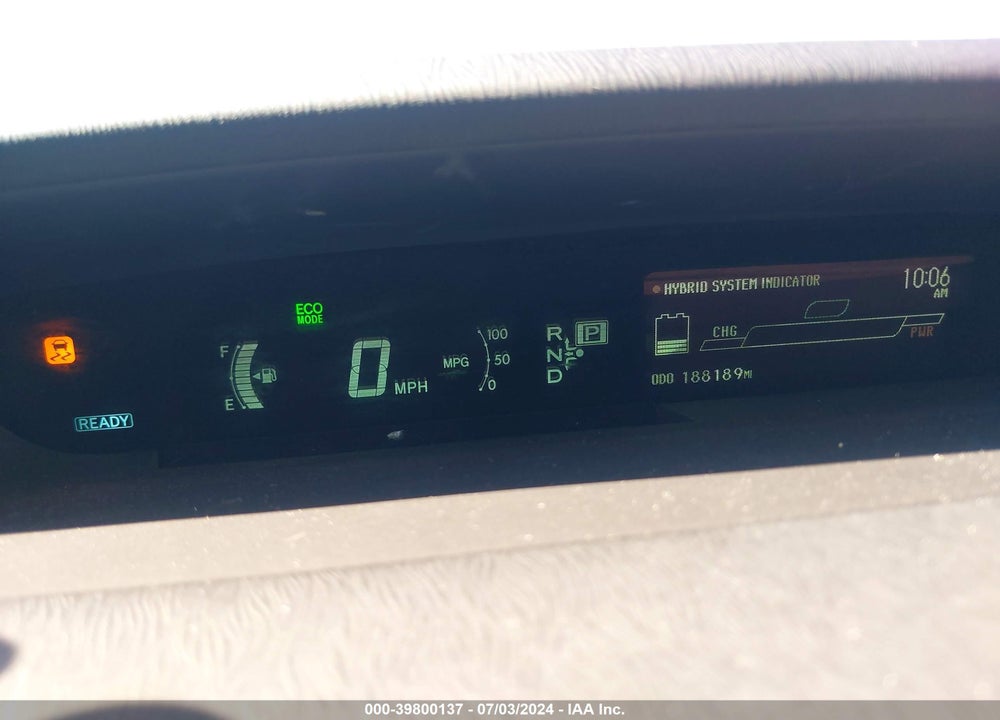 2011 TOYOTA PRIUS THREE VIN: JTDKN3DUXB5325950