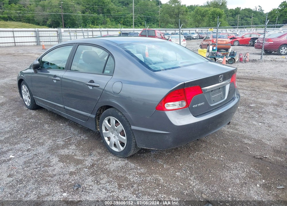 2009 HONDA CIVIC LX VIN: 19XFA16549E049786