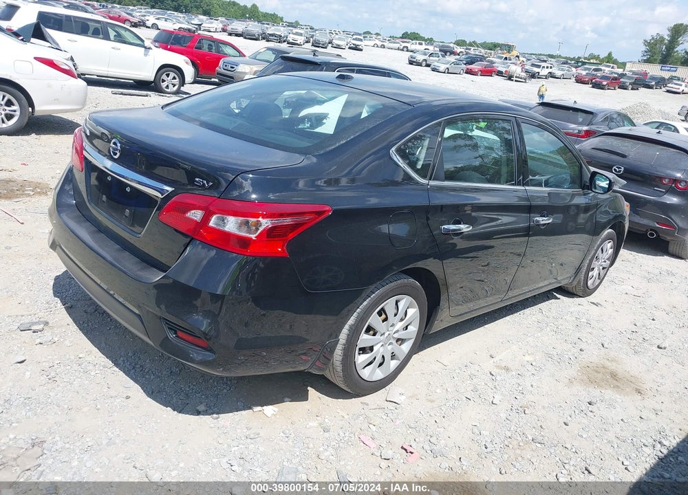 2016 NISSAN SENTRA SV VIN: 3N1AB7AP0GY308615