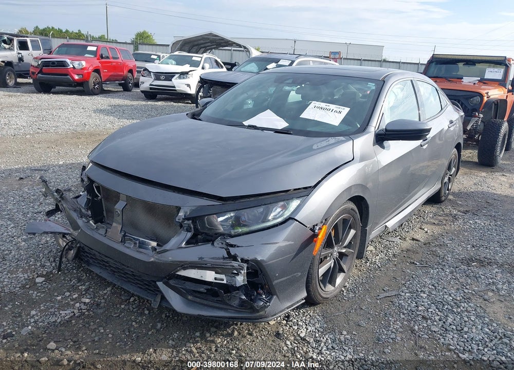 2021 HONDA CIVIC EX VIN: SHHFK7H60MU224882