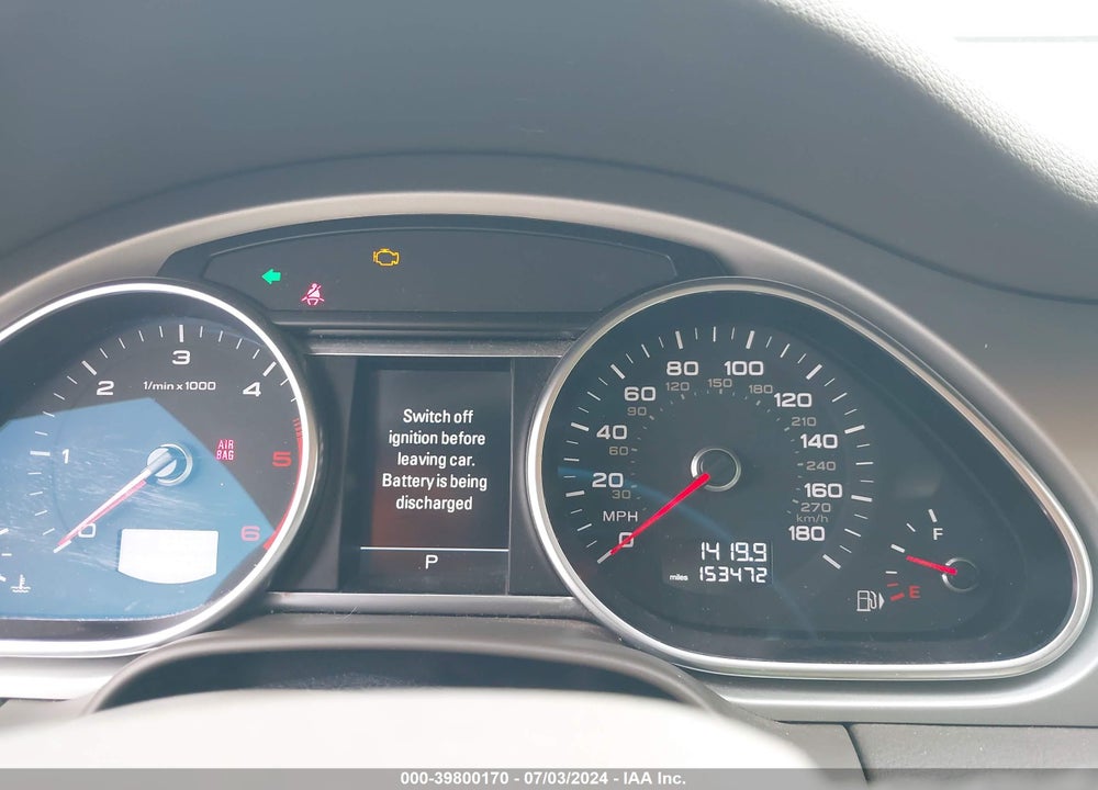 2015 AUDI Q7 3.0 TDI PREMIUM VIN: WA1LMAFE9FD027848