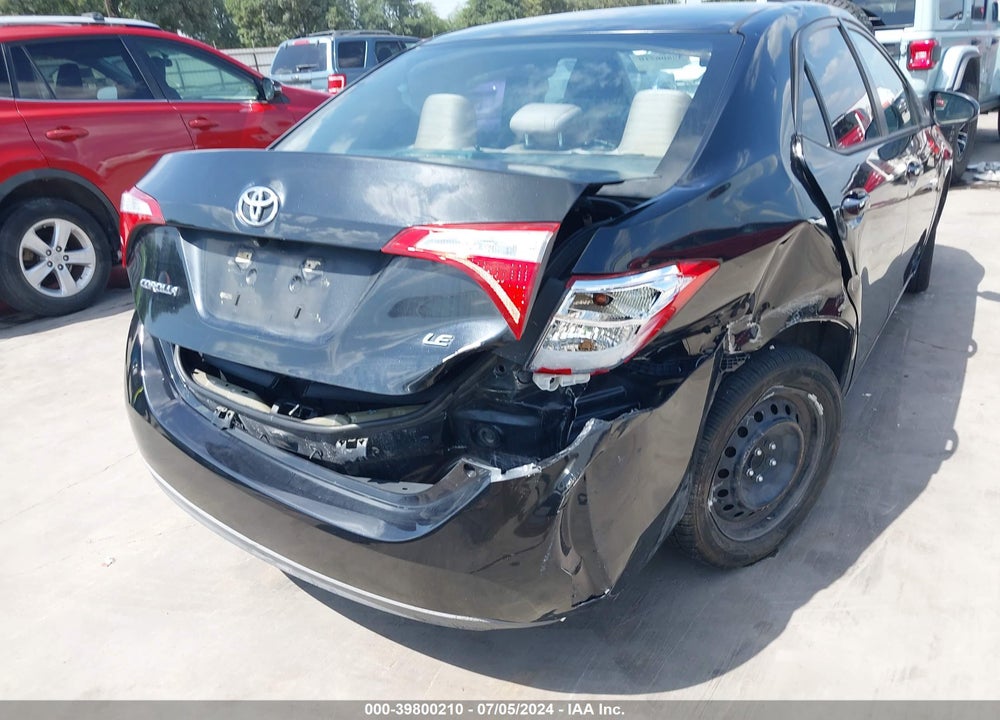 2015 TOYOTA COROLLA LE VIN: 5YFBURHE2FP187340