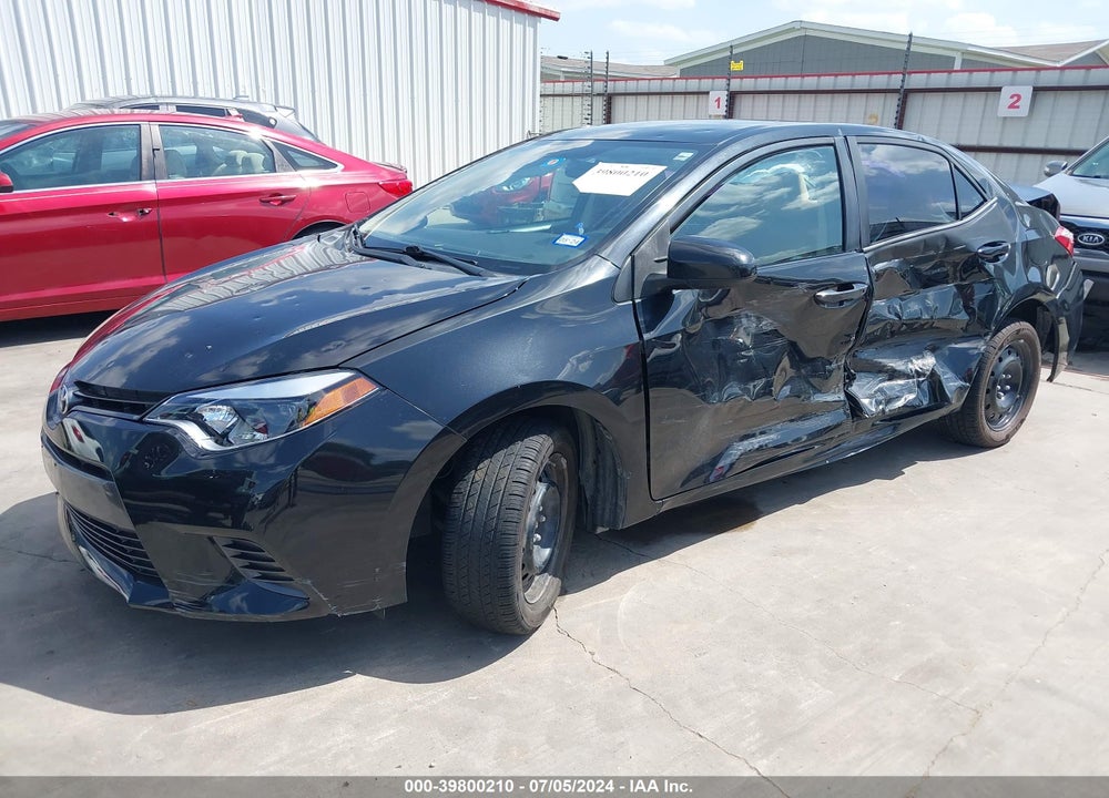 2015 TOYOTA COROLLA LE VIN: 5YFBURHE2FP187340
