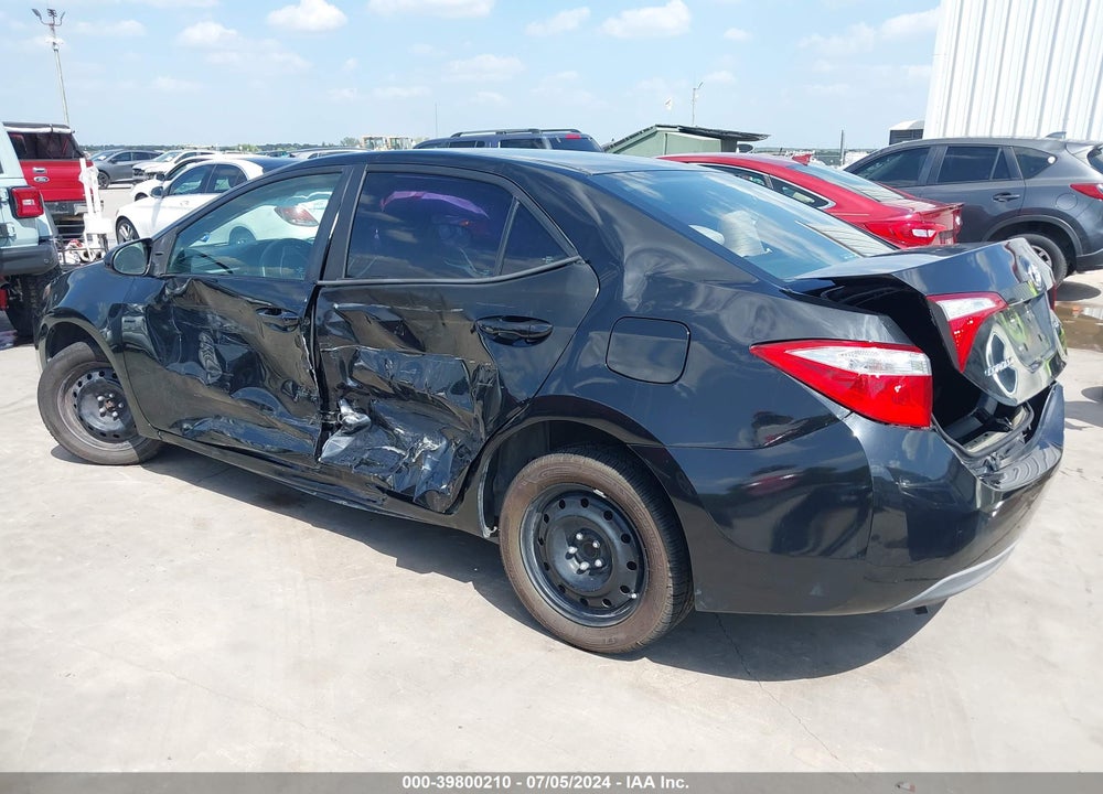 2015 TOYOTA COROLLA LE VIN: 5YFBURHE2FP187340