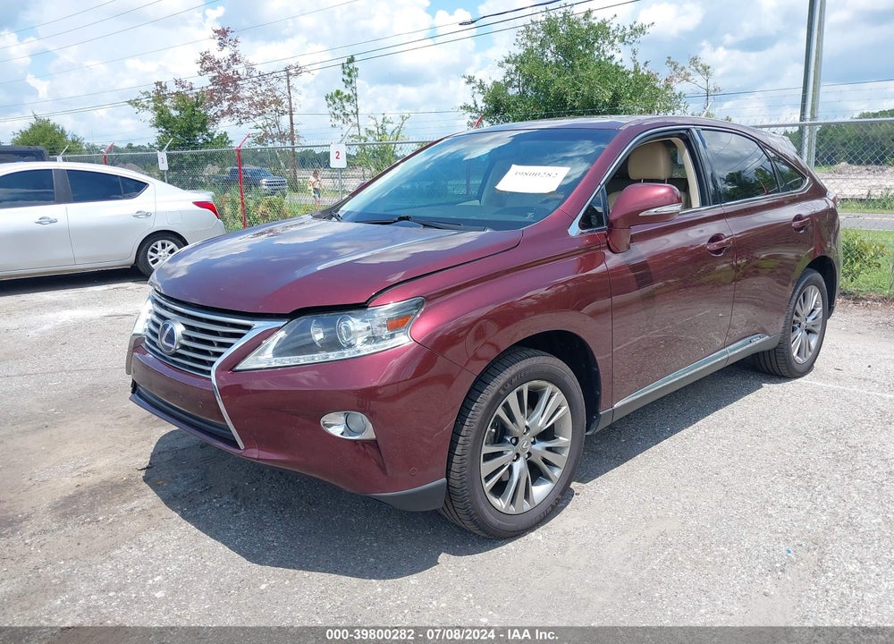 2013 LEXUS RX 450H VIN: JTJZB1BA6D2008995