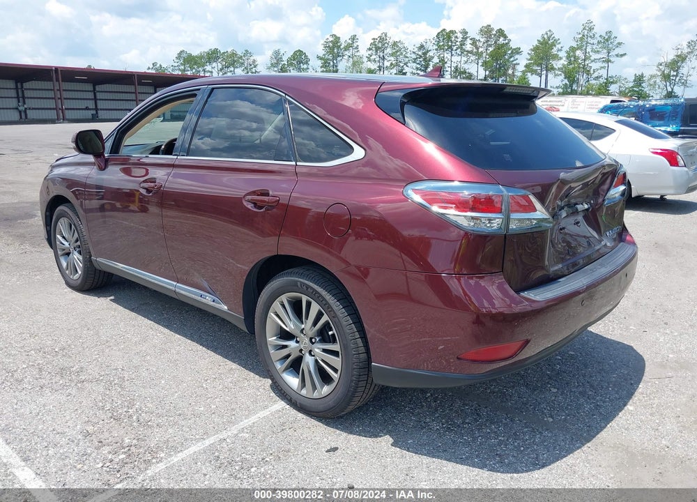 2013 LEXUS RX 450H VIN: JTJZB1BA6D2008995
