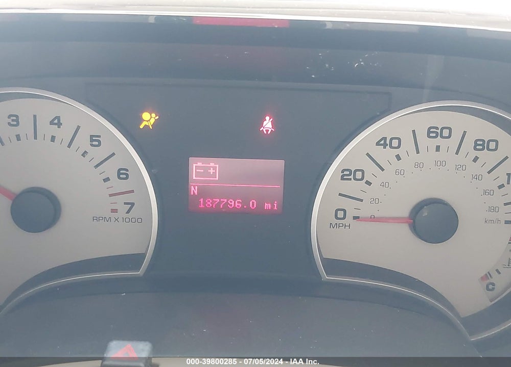 2007 FORD EXPLORER LIMITED VIN: 1FMEU75E87UB80026