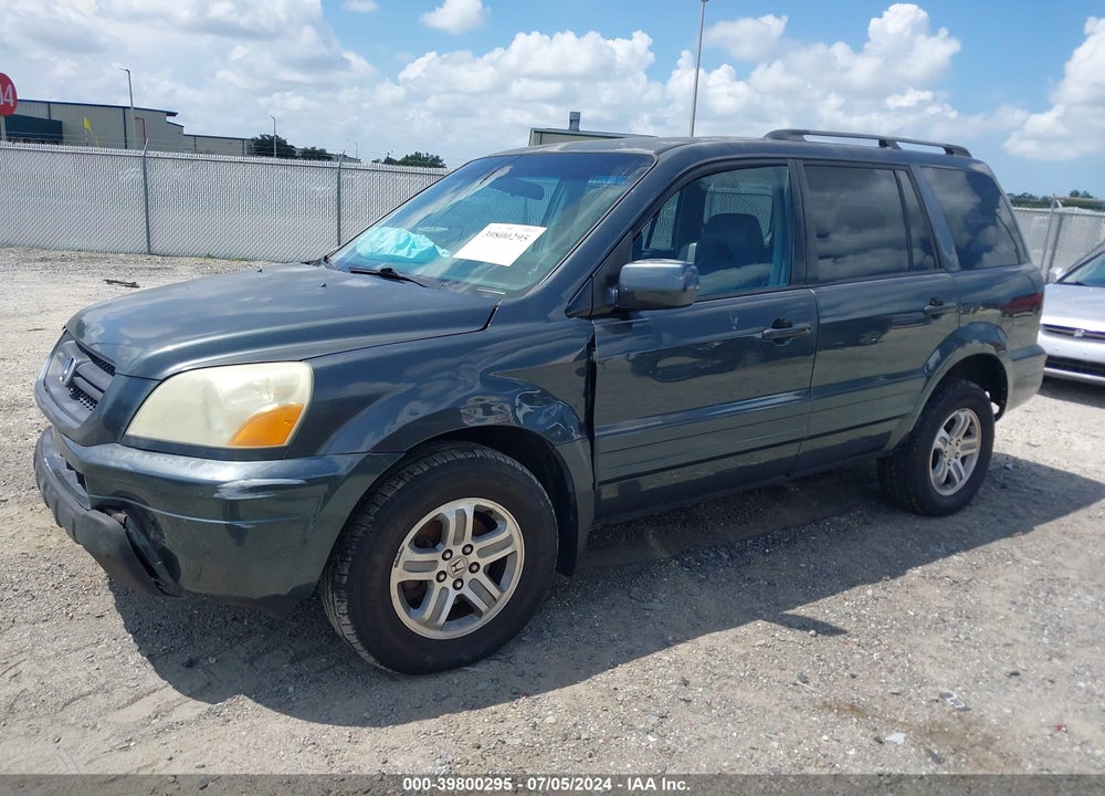 2003 HONDA PILOT EX-L VIN: 2HKYF18703H591740