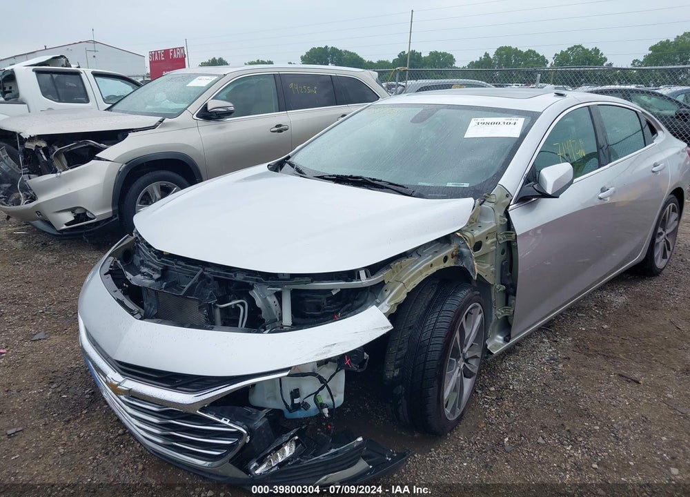 2021 CHEVROLET MALIBU FWD LT VIN: 1G1ZD5ST3MF032100
