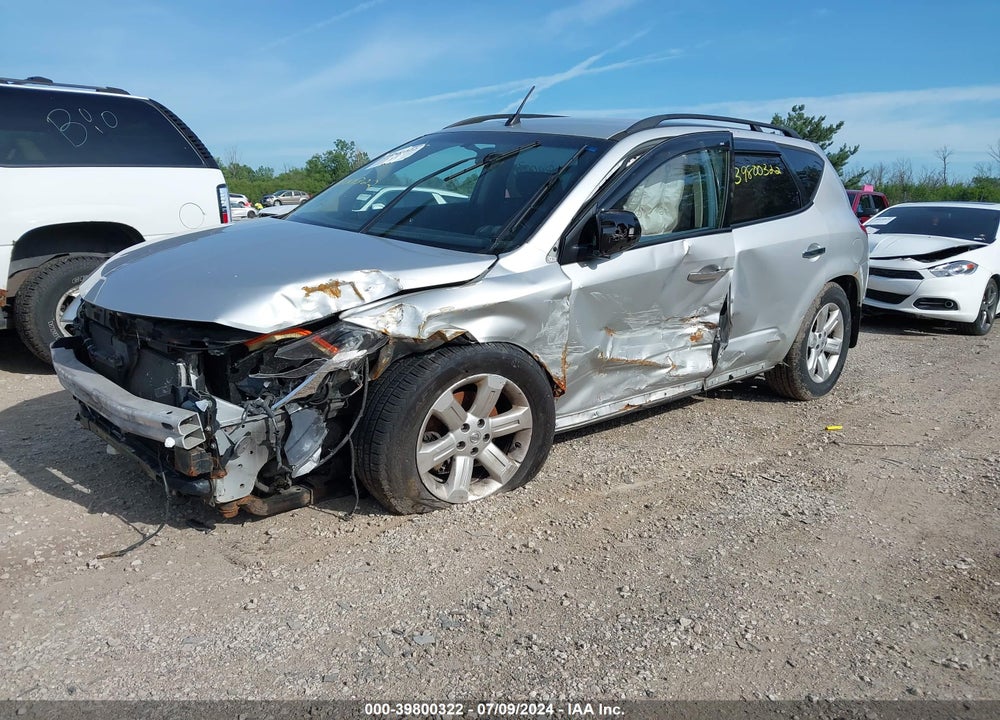 2006 NISSAN MURANO S VIN: JN8AZ08W46W509909
