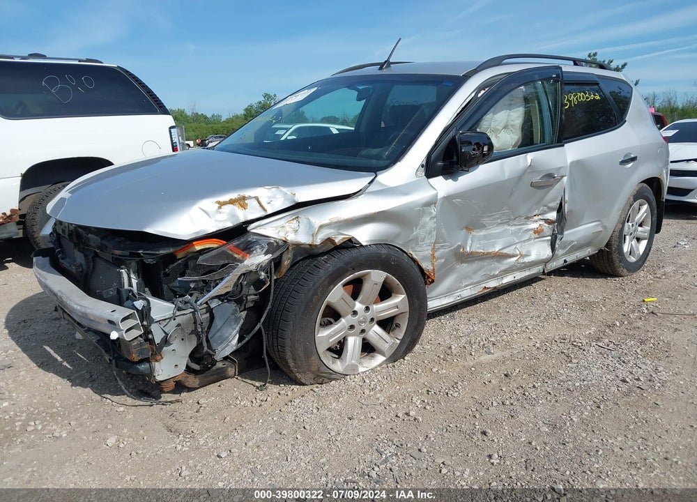 2006 NISSAN MURANO S VIN: JN8AZ08W46W509909