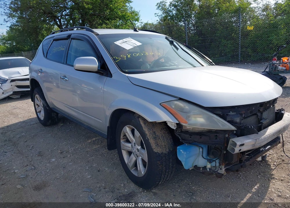2006 NISSAN MURANO S VIN: JN8AZ08W46W509909