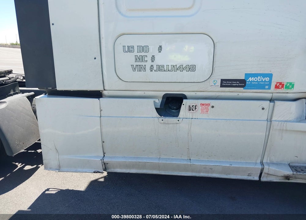 2018 FREIGHTLINER NEW CASCADIA 126 VIN: 3AKJHHDR3JSJJ1448