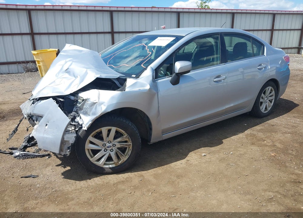 2015 SUBARU IMPREZA 2.0I PREMIUM VIN: JF1GJAC64FH015702