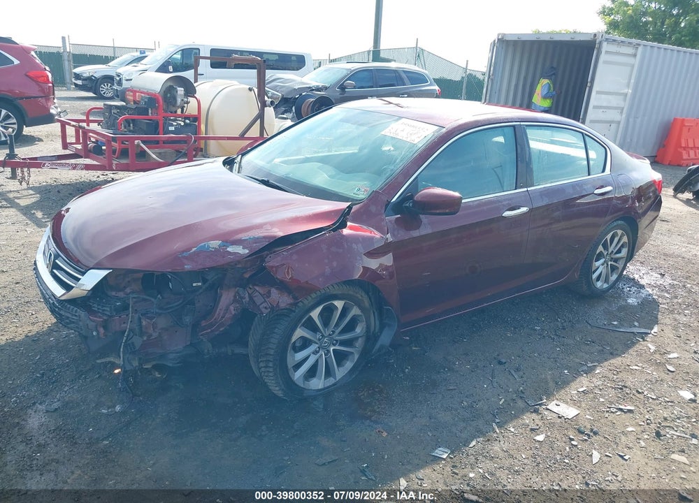 2014 HONDA ACCORD SPORT VIN: 1HGCR2F5XEA011379