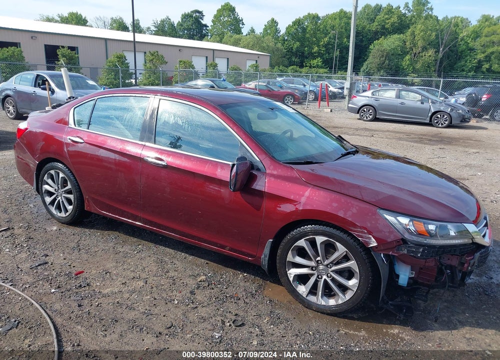 2014 HONDA ACCORD SPORT VIN: 1HGCR2F5XEA011379