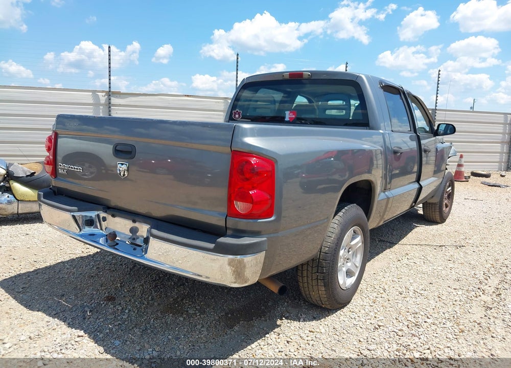 2006 DODGE DAKOTA SLT VIN: 1D7HE48K36S520827