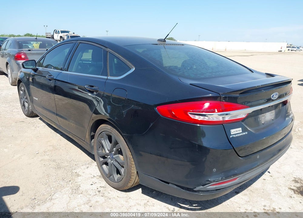 2018 FORD FUSION HYBRID SE VIN: 3FA6P0LU1JR201322
