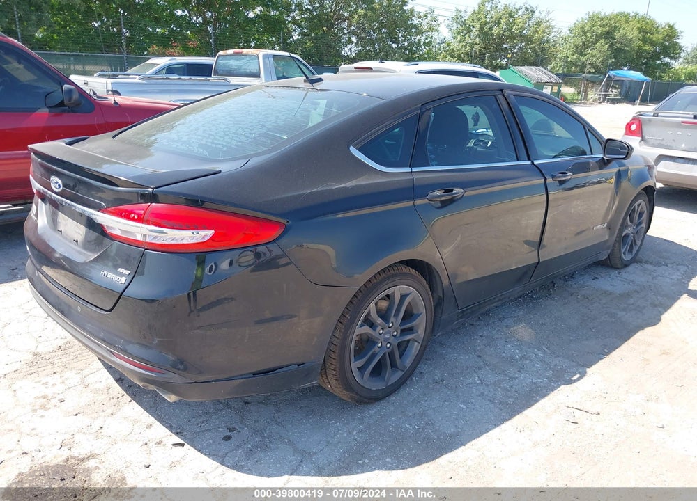 2018 FORD FUSION HYBRID SE VIN: 3FA6P0LU1JR201322