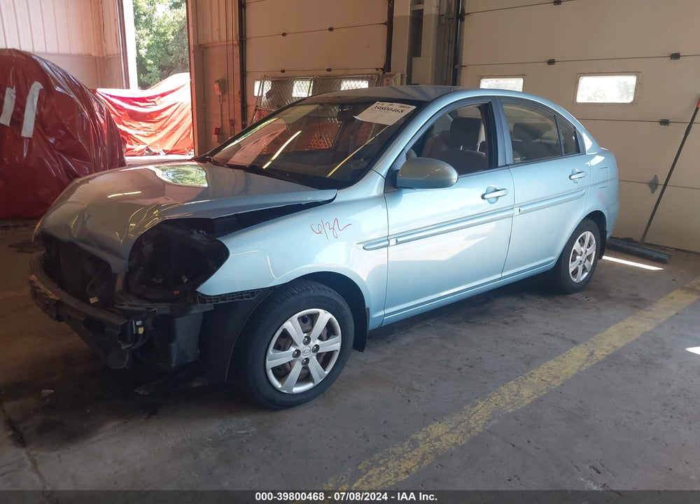 2009 HYUNDAI ACCENT GLS VIN: KMHCN46C89U284356