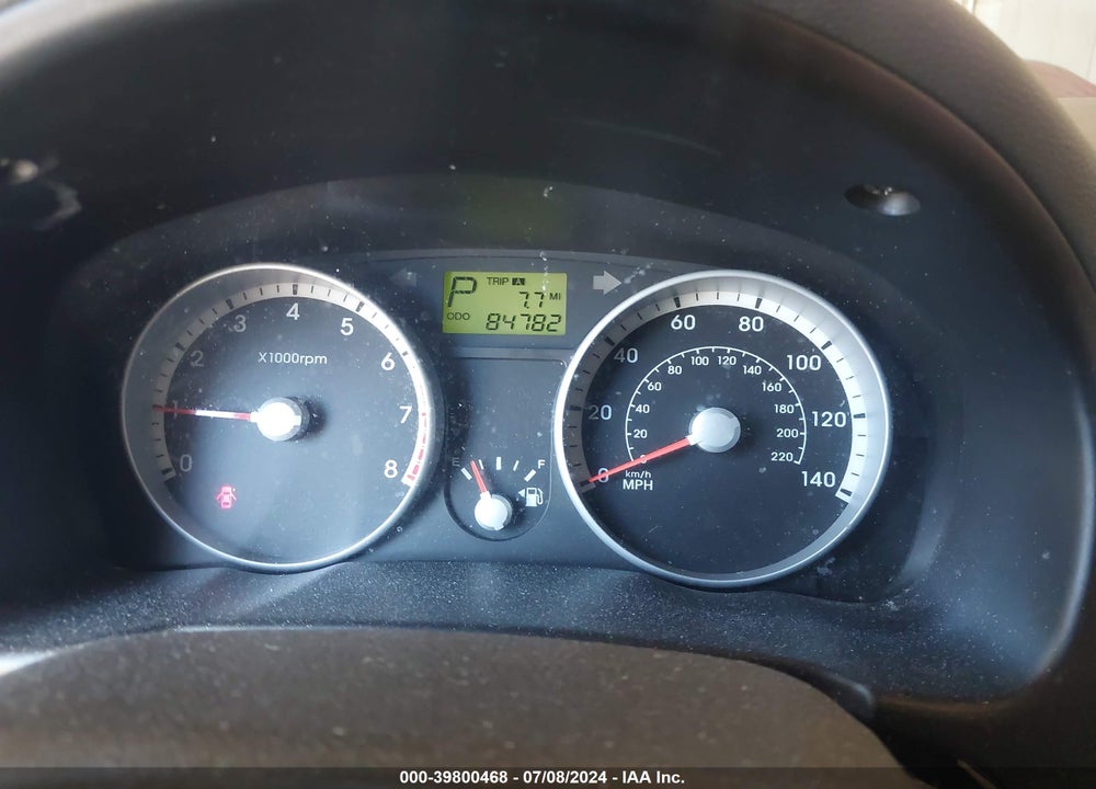 2009 HYUNDAI ACCENT GLS VIN: KMHCN46C89U284356
