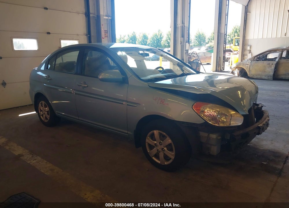 2009 HYUNDAI ACCENT GLS VIN: KMHCN46C89U284356