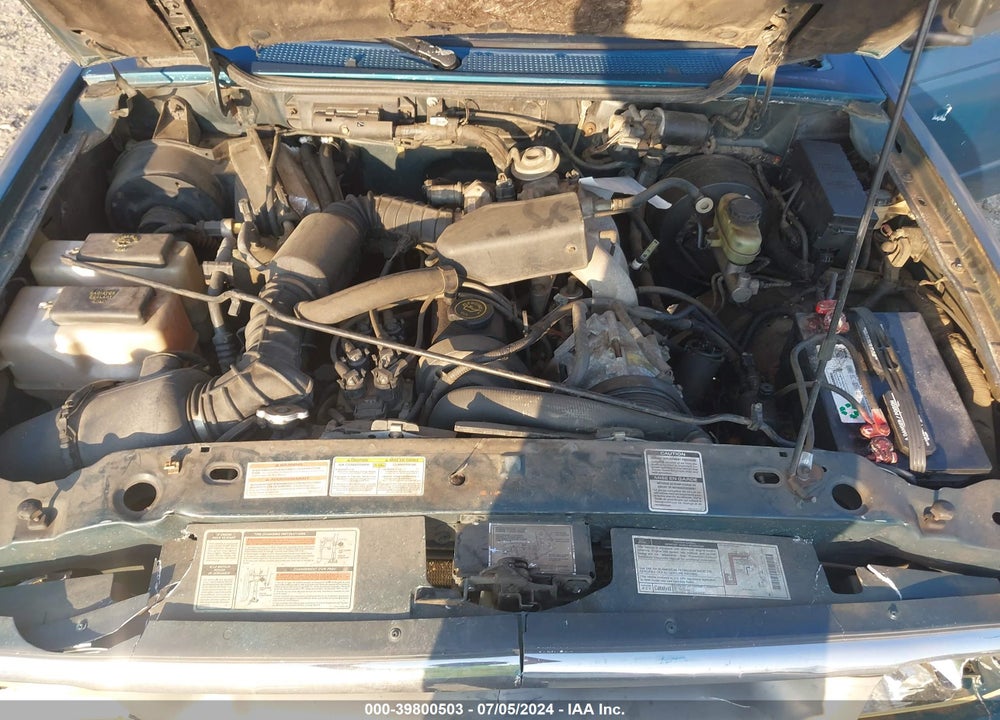 1996 RANGER FORD VIN: 1FTCR10A9TUA02988