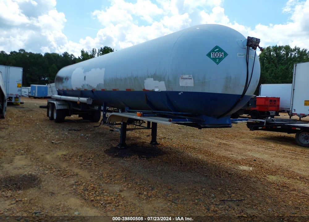 1982 TRINITY PROPANE TRAILER VIN: 00000000000440243