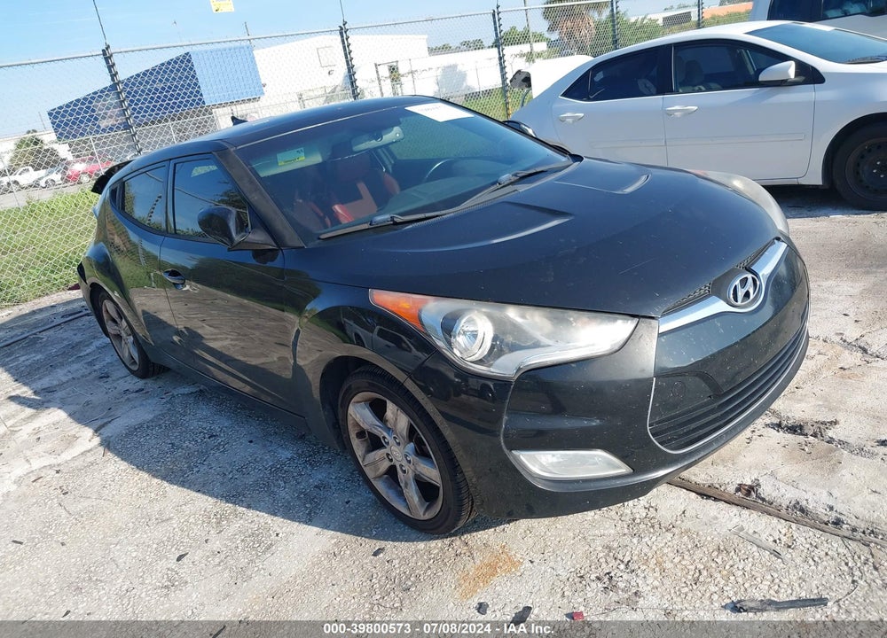2014 HYUNDAI VELOSTER BASE W/RED VIN: KMHTC6AD1EU208635