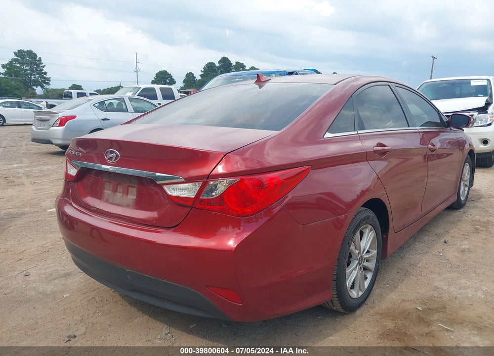 2014 HYUNDAI SONATA GLS VIN: 5NPEB4AC8EH947815