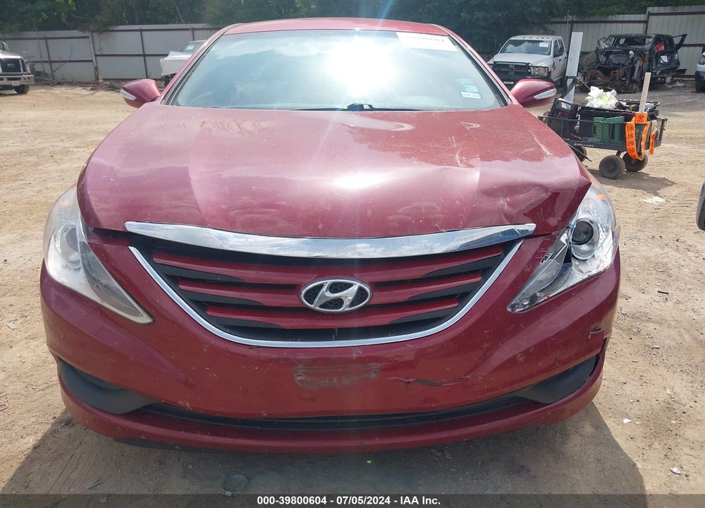 2014 HYUNDAI SONATA GLS VIN: 5NPEB4AC8EH947815