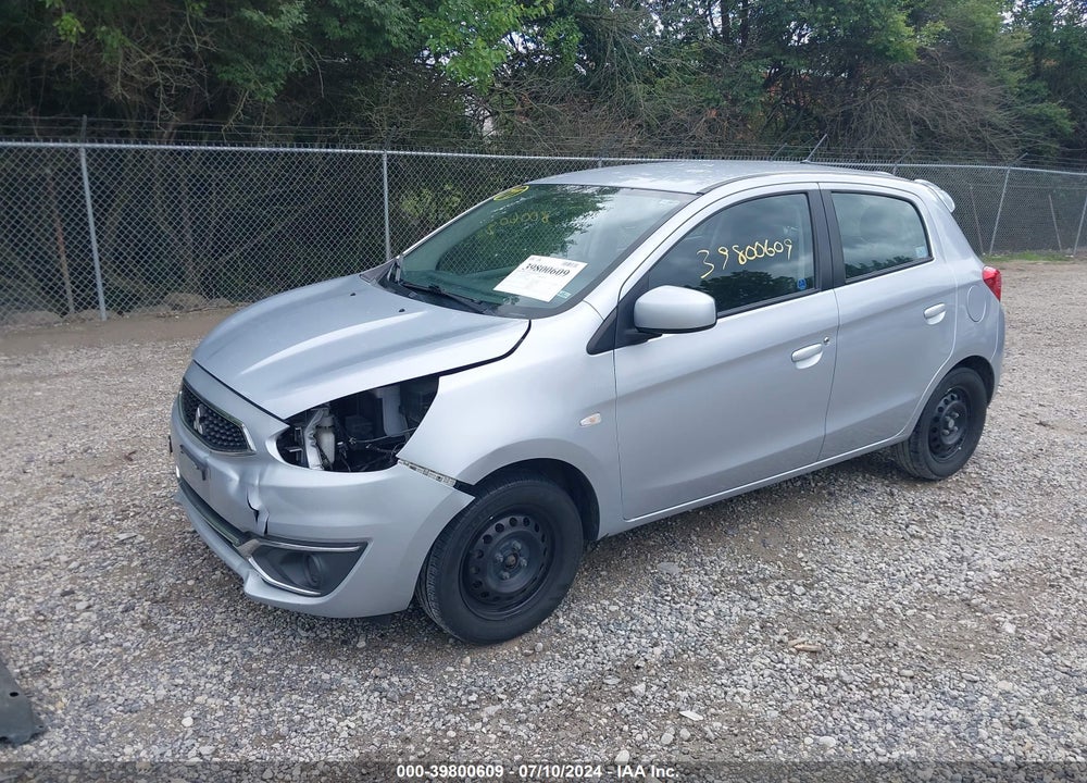 2019 MITSUBISHI MIRAGE RF VIN: ML32A3HJ0KH007834
