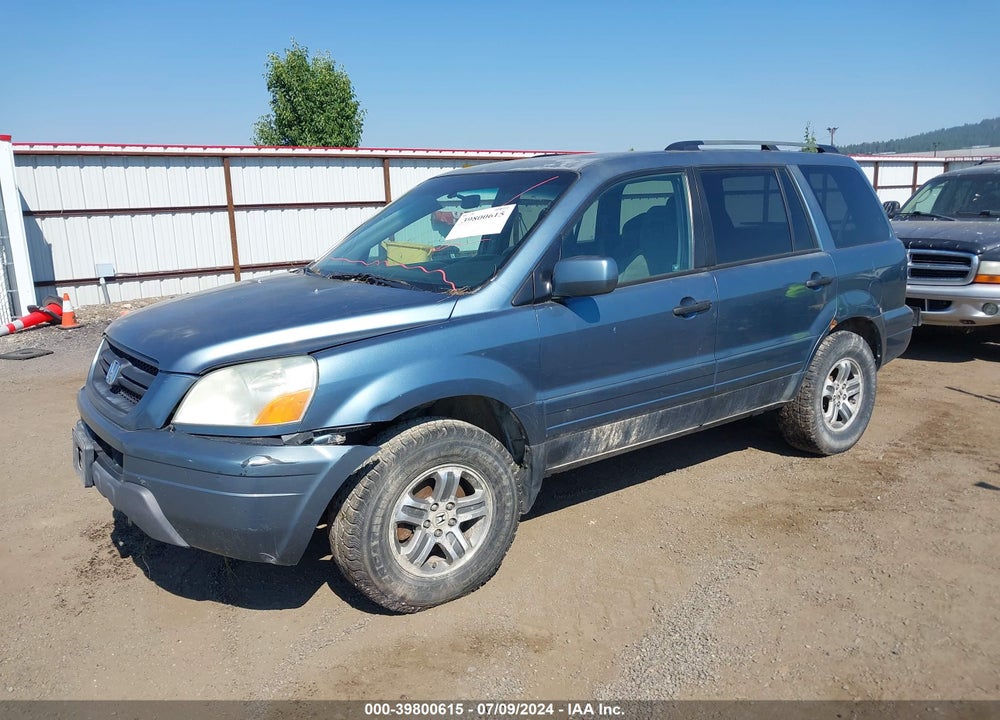 2005 HONDA PILOT EX VIN: 2HKYF18455H534474