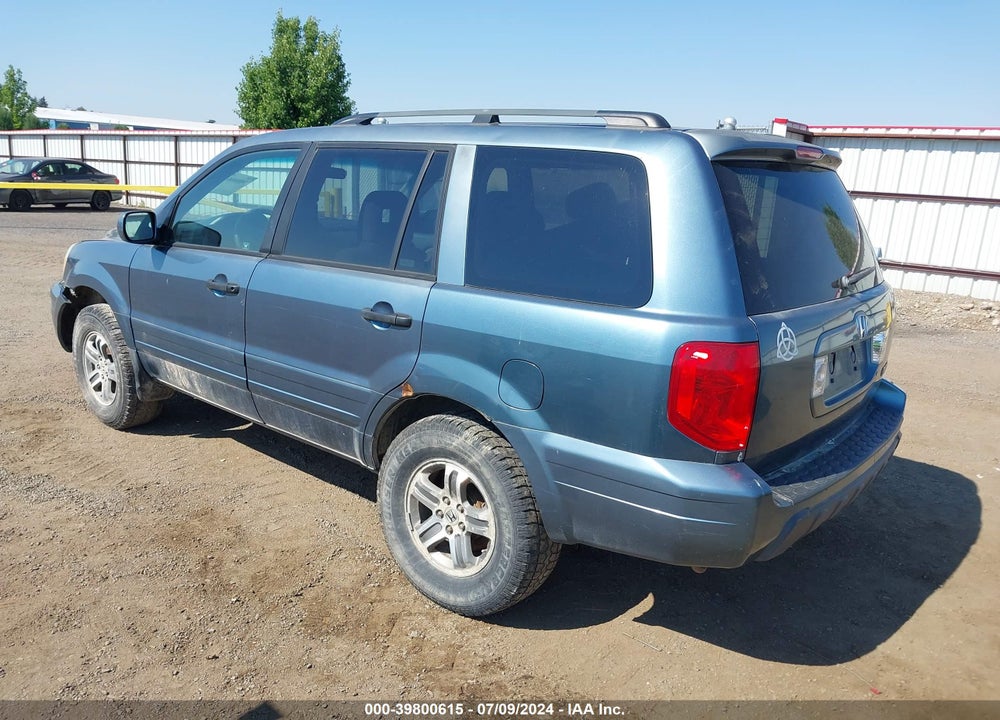 2005 HONDA PILOT EX VIN: 2HKYF18455H534474