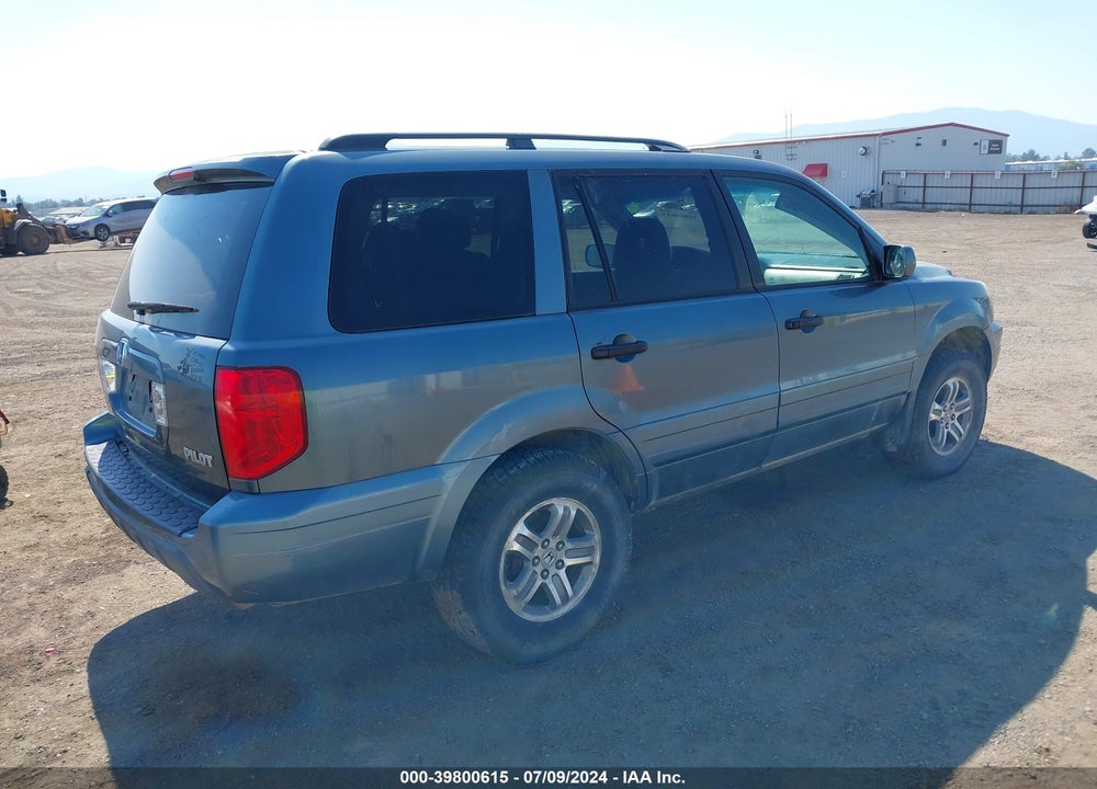 2005 HONDA PILOT EX VIN: 2HKYF18455H534474