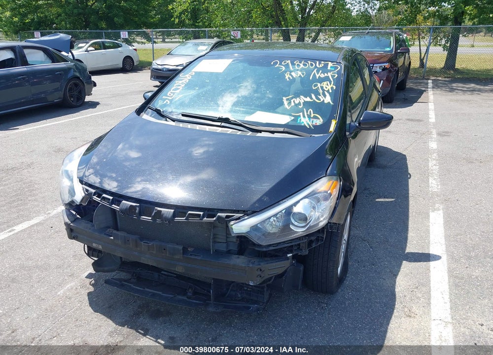 2016 KIA FORTE LX VIN: KNAFK4A60G5530994