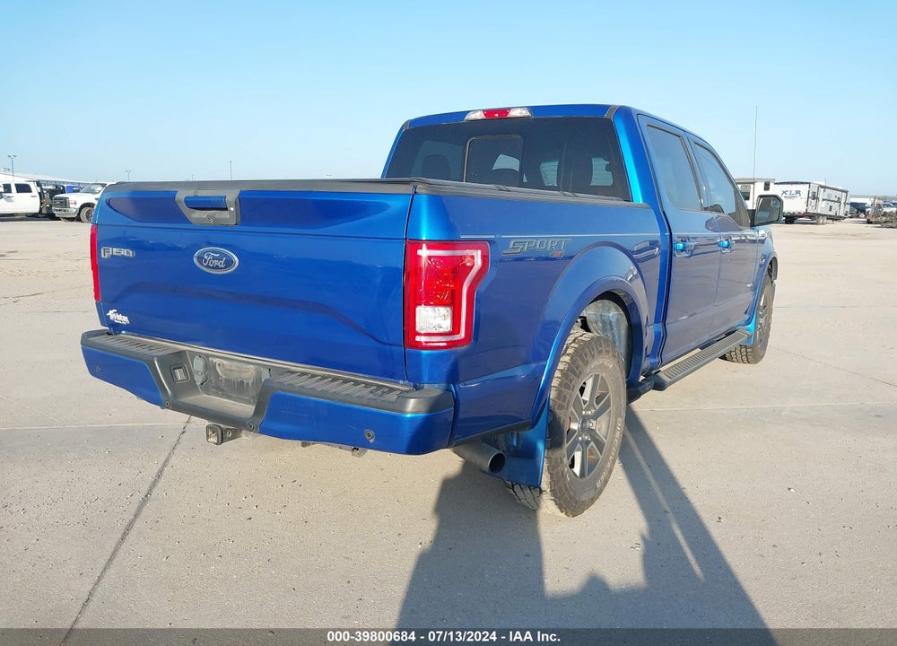 2016 FORD F-150 XLT VIN: 1FTEW1EG1GFB36466