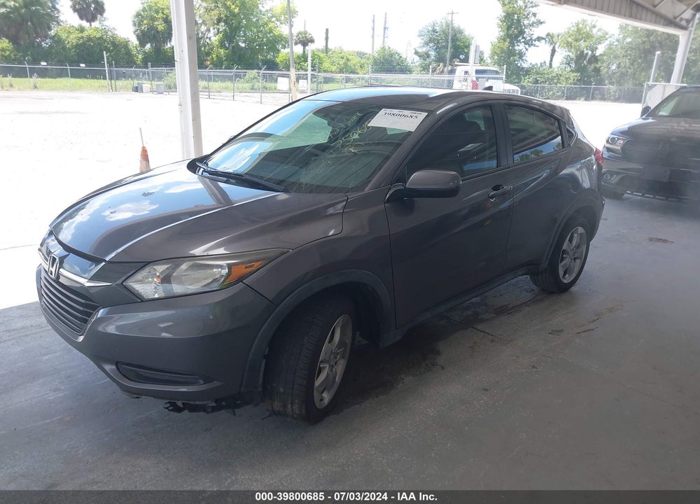 2016 HONDA HR-V LX VIN: 3CZRU5G38GM750689