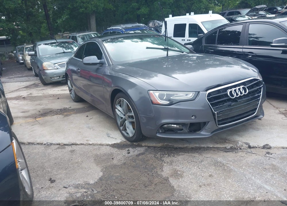 2013 AUDI A5 2.0T PREMIUM VIN: WAULFAFR8DA031856