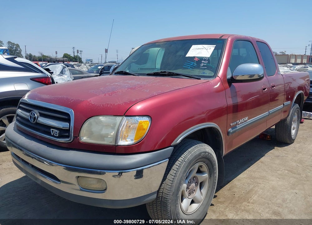 2000 TOYOTA TUNDRA SR5 V8 VIN: 5TBBT4416YS032706