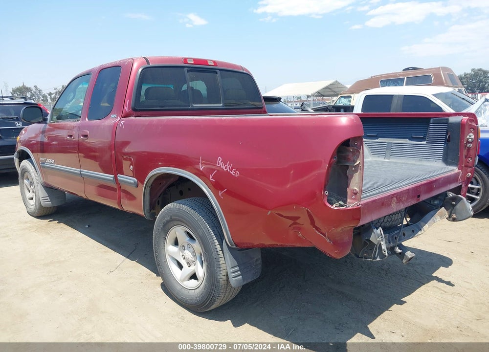 2000 TOYOTA TUNDRA SR5 V8 VIN: 5TBBT4416YS032706