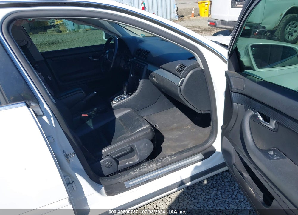 2008 AUDI A4 2.0T VIN: WAUAF78E08A035085