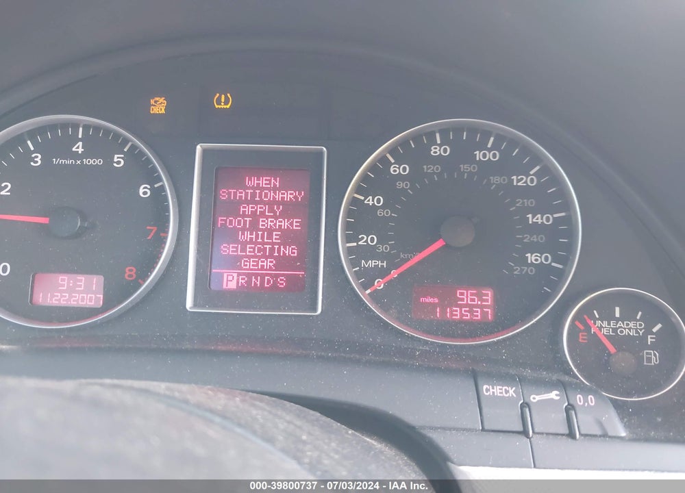 2008 AUDI A4 2.0T VIN: WAUAF78E08A035085